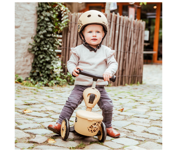 Scoot & Ride Highwaykick 1 Lifestyle Jeździk i hulajnoga 2w1 Leopard - 1109690 - zdjęcie 13